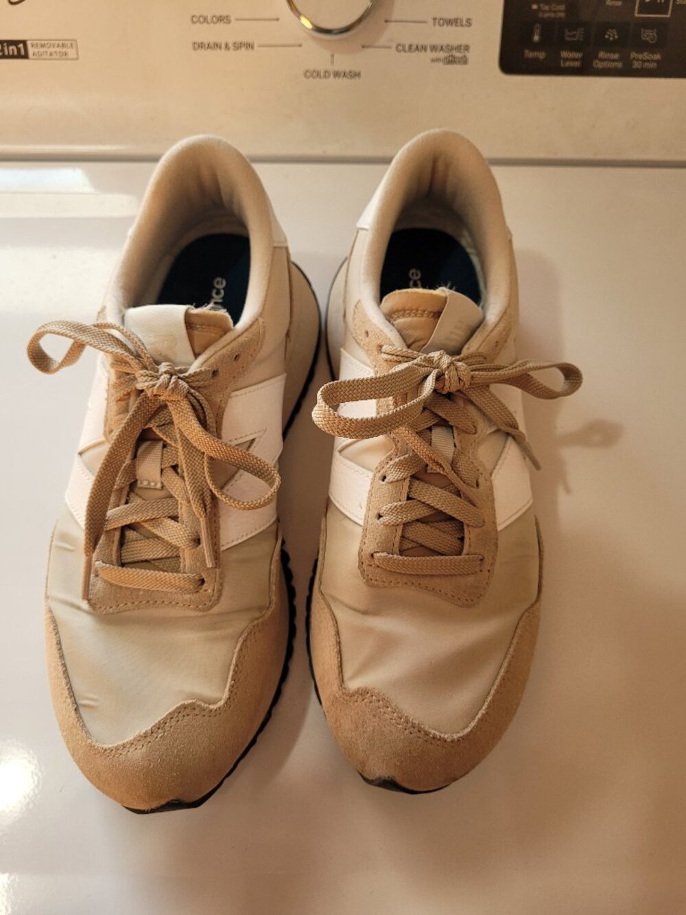 Womens New Balance Tan 237 Tennis Shoes